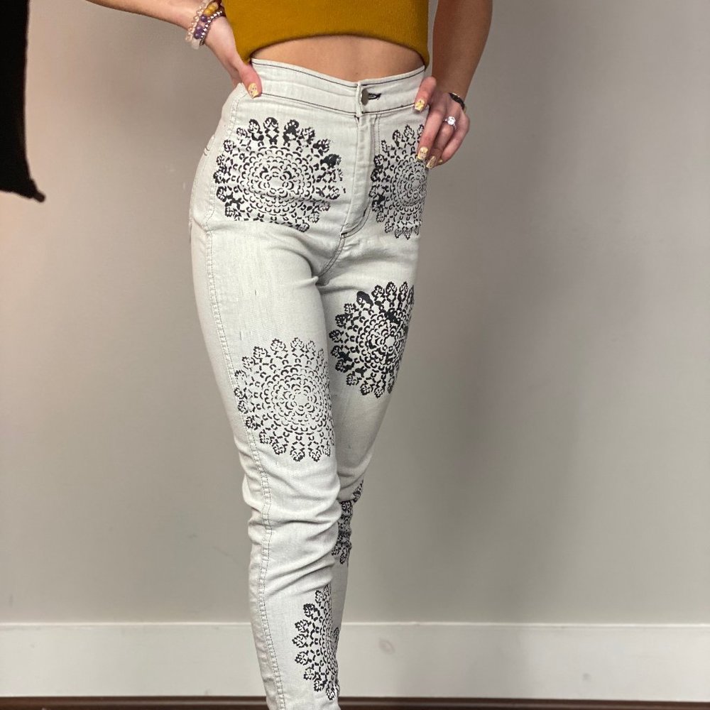 Custom design jeans